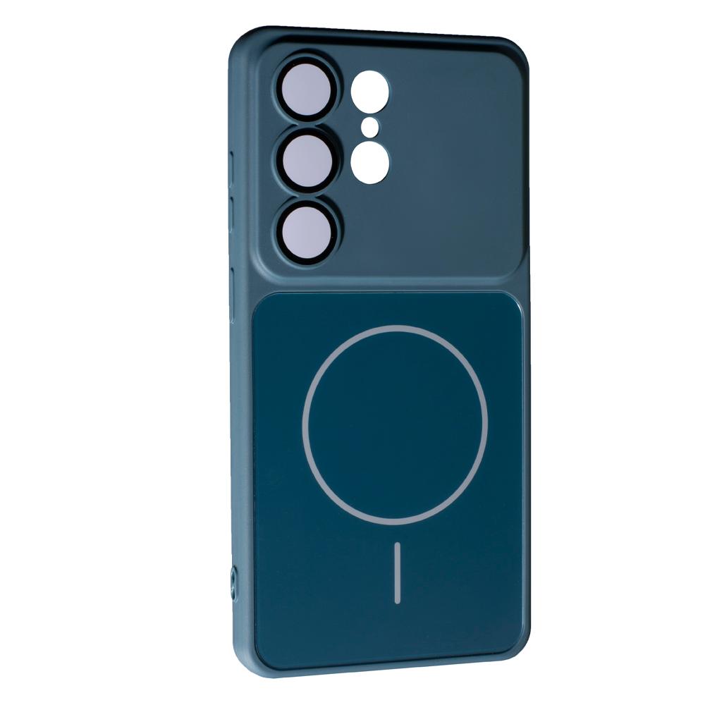 Чохол 17 Style MagSafe для Samsung S26 Ultra синій