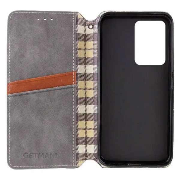 Книжка GETMAN Cubic для Xiaomi Redmi 13C / Poco C65 сіра-1