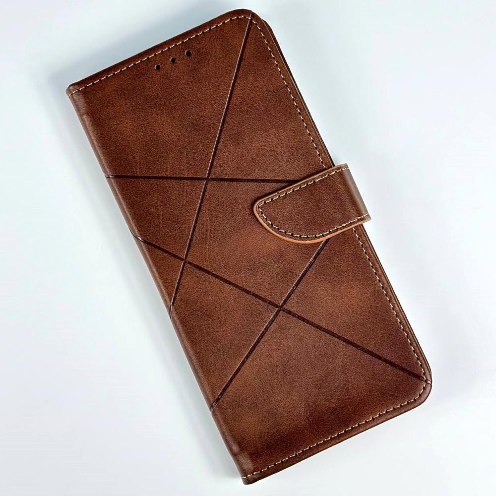Книжка Business Clasp для Xiaomi Redmi 13C / Poco C65 Коричнева