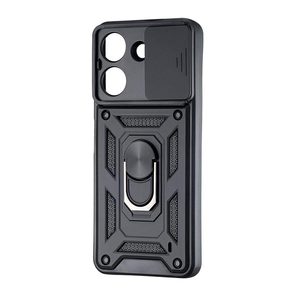 Накладка Camshield Serge Ring для Xiaomi Redmi 13C 4G/Poco C65 4G Чорна