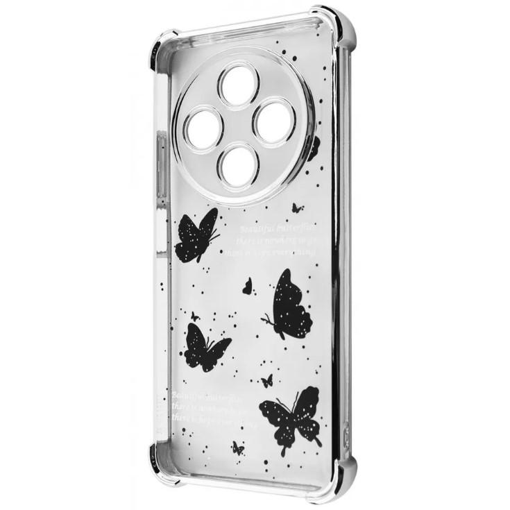 Чохол WAVE Winkie для Xiaomi Redmi 14C 4G / Poco C75 4G / Redmi A4 silver/butterfly