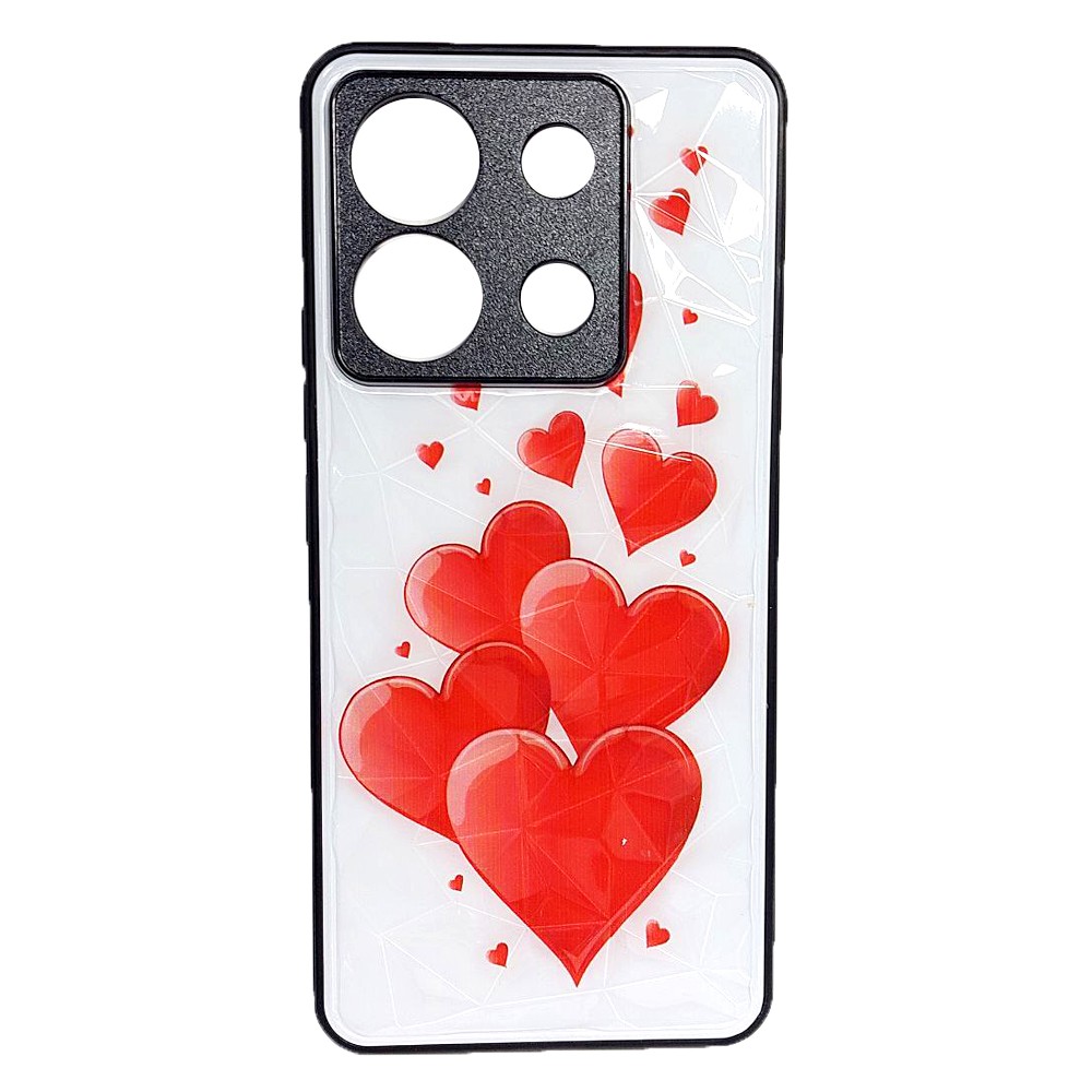 Накладка Ladies Camera для Xiaomi Redmi Note 13 Pro 5G Сердечки-0