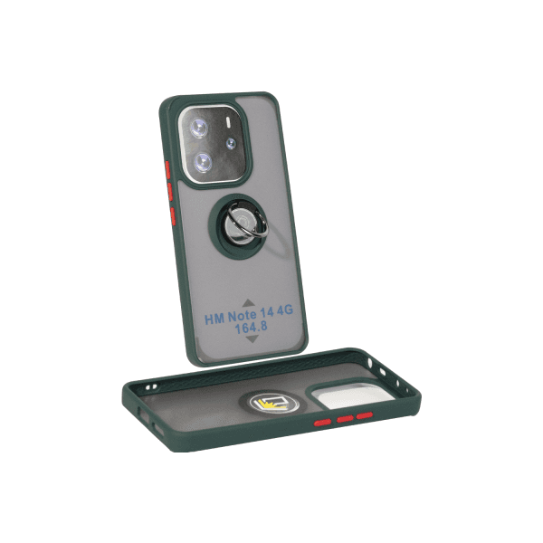 Накладка Totu Gingle Ring для Xiaomi Redmi Note 14 4G (EU 164.84/78.15/8.16mm) оливкова