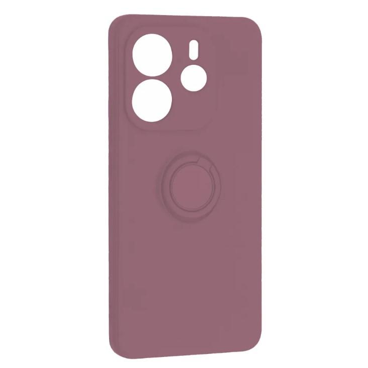 Чохол ColorRing з кільцем для Xiaomi Redmi Note 14 4G EU Cherry Purple