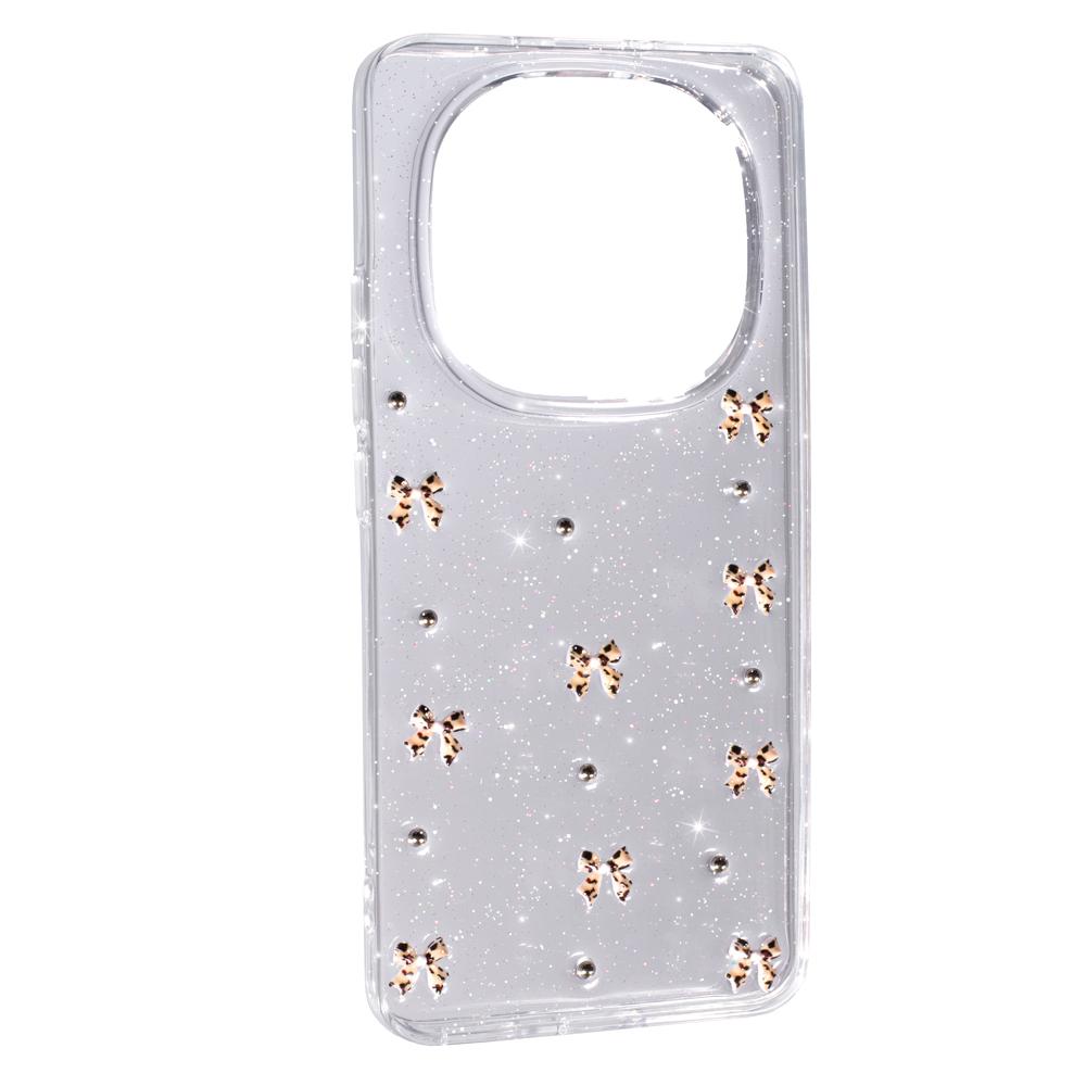 Чохол Shiny Crystal bow для Xiaomi Redmi Note 15 Pro (5G) Leopard Bows