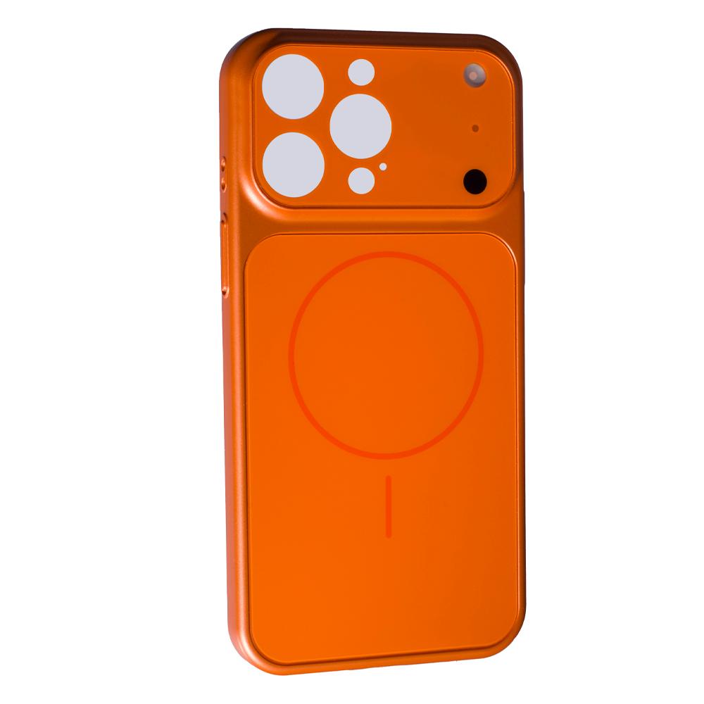 Чохол 17 Style MagSafe для iPhone 16 Pro Max помаранчевий