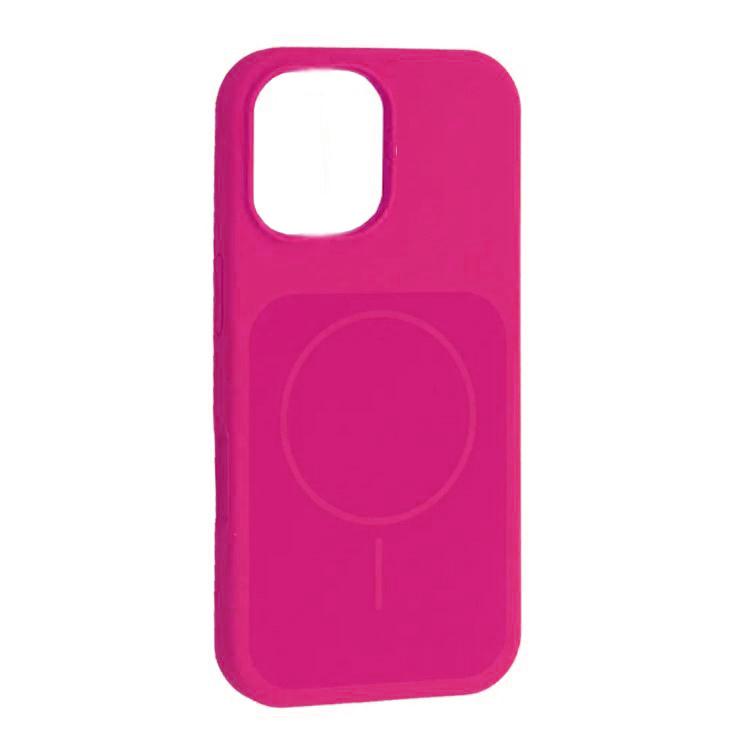 Чохол New Silicone Case MagSafe для iPhone 14 Pro Max Barbie pink