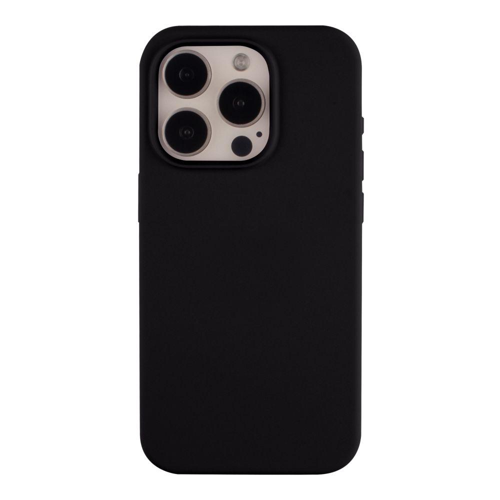 Чохол Silicone Case Full Protective NO LOGO для iPhone 15 Pro Max (Black)