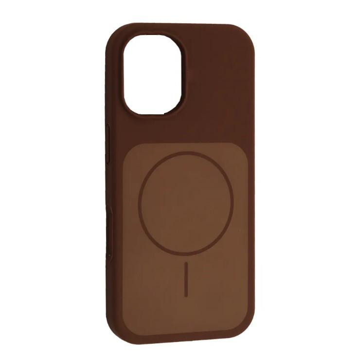 Чохол New Silicone Case MagSafe для iPhone 14 Pro Max Brown