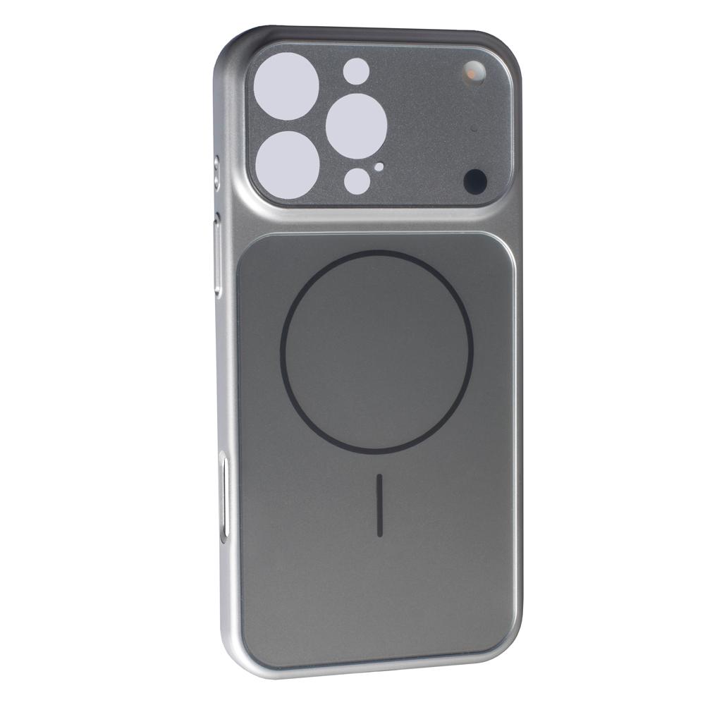 Чохол 17 Style MagSafe для iPhone 16 Pro Max срібний