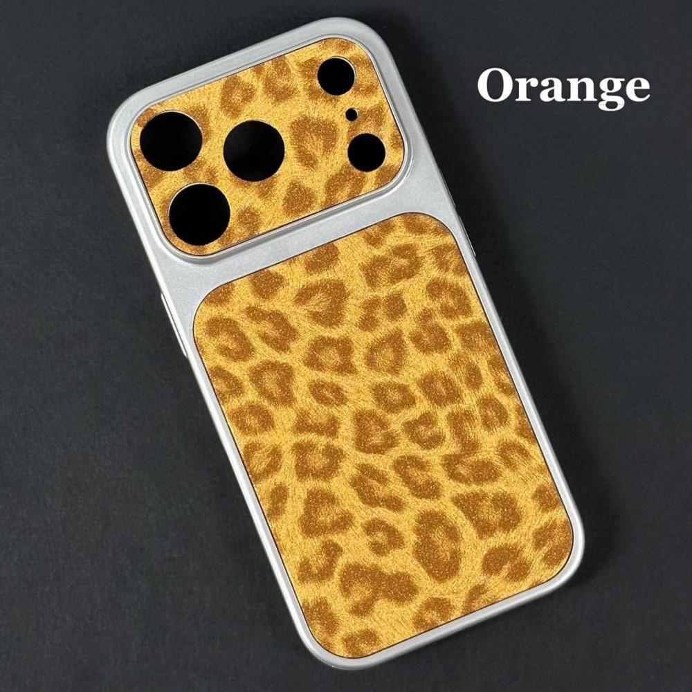 Чохол Leopard Look для IPhone 17 Pro оранжевий