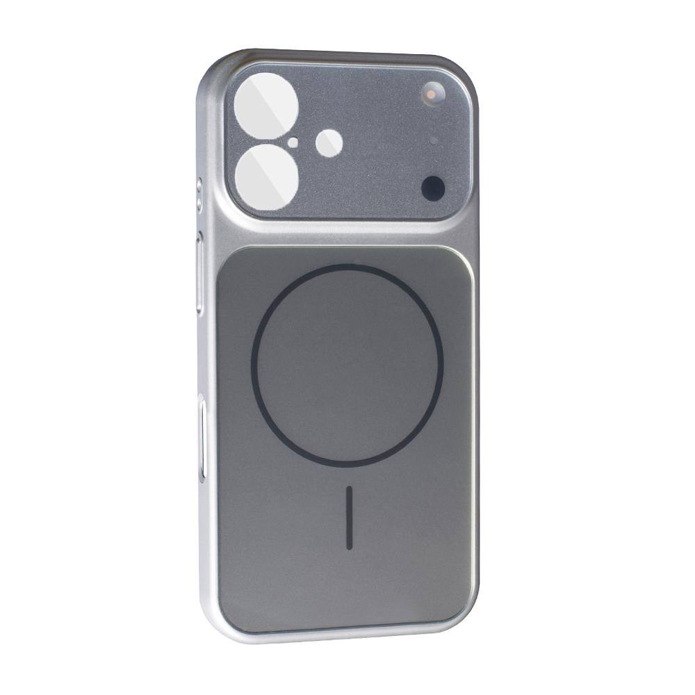 Чохол 17 Style MagSafe для iPhone 17 срібний