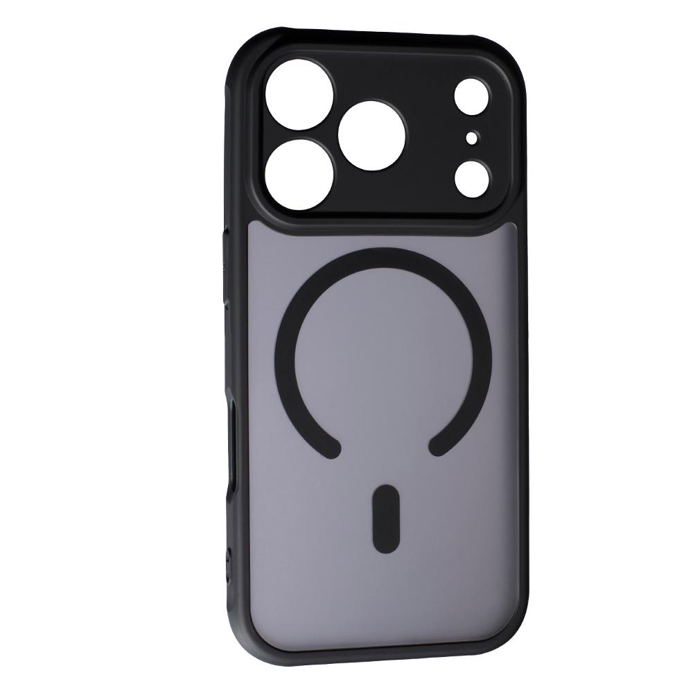 Накладка Magsafe MATTE ACRYLIC Full camera для iPhone 17 Pro Max чорна