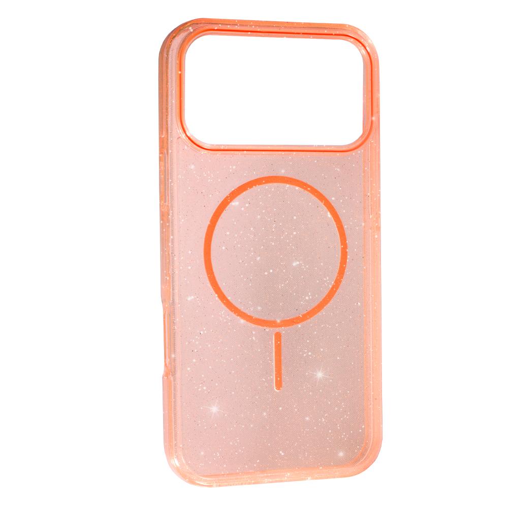 Чохол Silicone SHINE with MAGSAFE для Iphone 17 Pro Orange