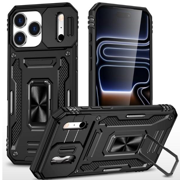 Чохол Camshield Army Ring для Iphone 17 Pro Max / 18 Pro Max чорний