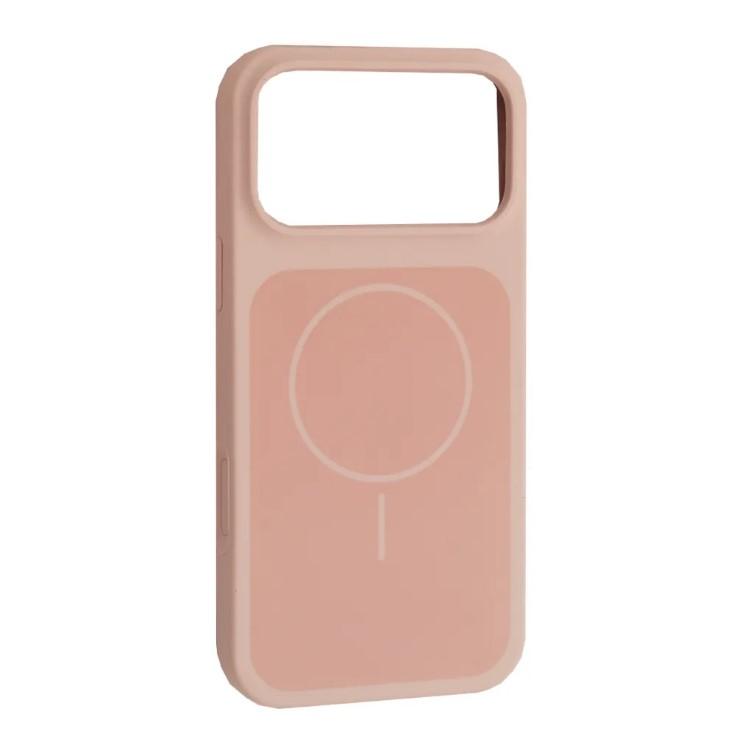 Чохол New Silicone Case MagSafe для iPhone 17 Pro Pink