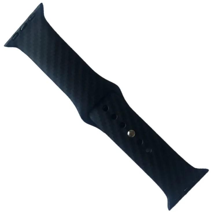 Ремінець CARBON для Watch 38/40/41mm /SE (Black)
