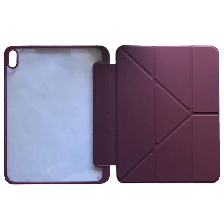 Чохол Smart Case Clear+stylus для iPad Air 11" 2025/2024 / Air 4 10.9/Air 5 10.9 Marsala