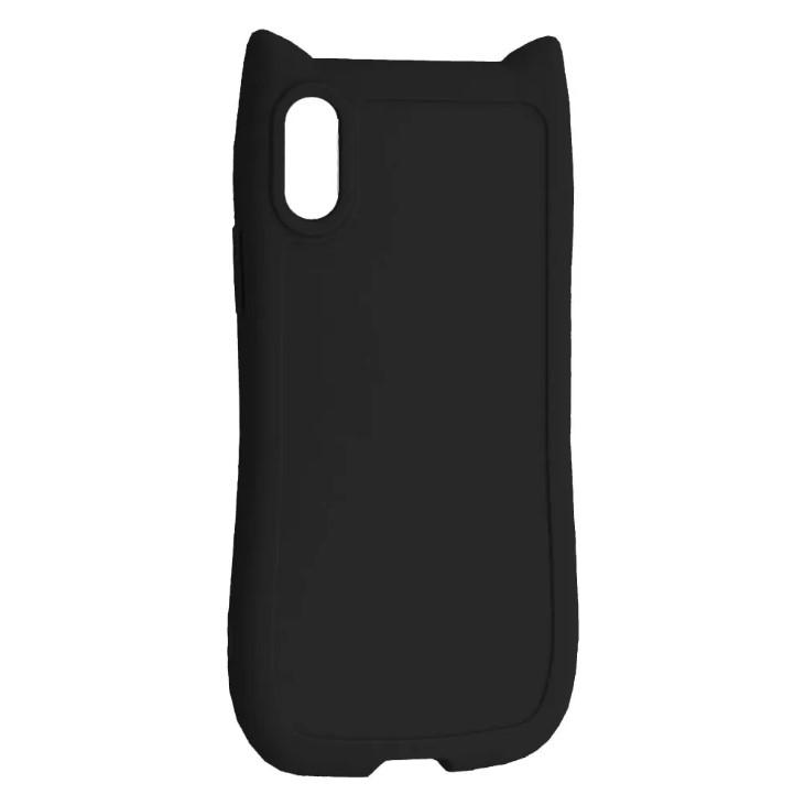 Чохол TPU Cat with straps для iPhone 11/Xr (Black)