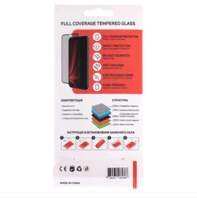 Захисне скло Glasscove для Samsung S23FE Full Coverage з чорною рамкою-1