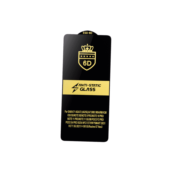 Захисне скло 6D OG Crown для Huawei P Smart 2021/ Xiaomi Note 10 Pro / Poco F2 Pro / Poco X4 Pro